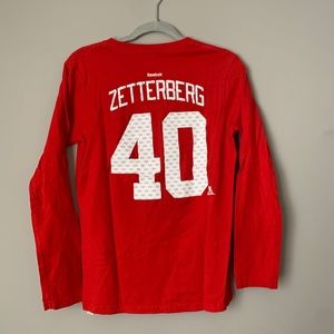 Detroit Red Wings Zetterberg Long Sleeve